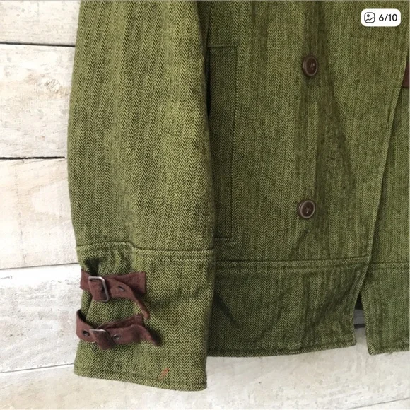 Columbia XCO Women's Equestrian Jacket Green Herringbone jacket - Picture 5 of 7